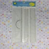 3-piece ruler set, letter ruler, I-shaped ruler, airplane ruler, special drawing template for student drawing work, wholesale, popular online sales, factory direct sales Specification image